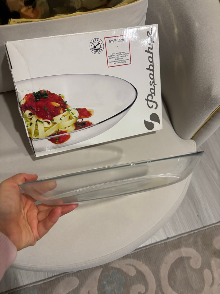 Pasabahçe Cam Servis Tabağı - Görsel 2