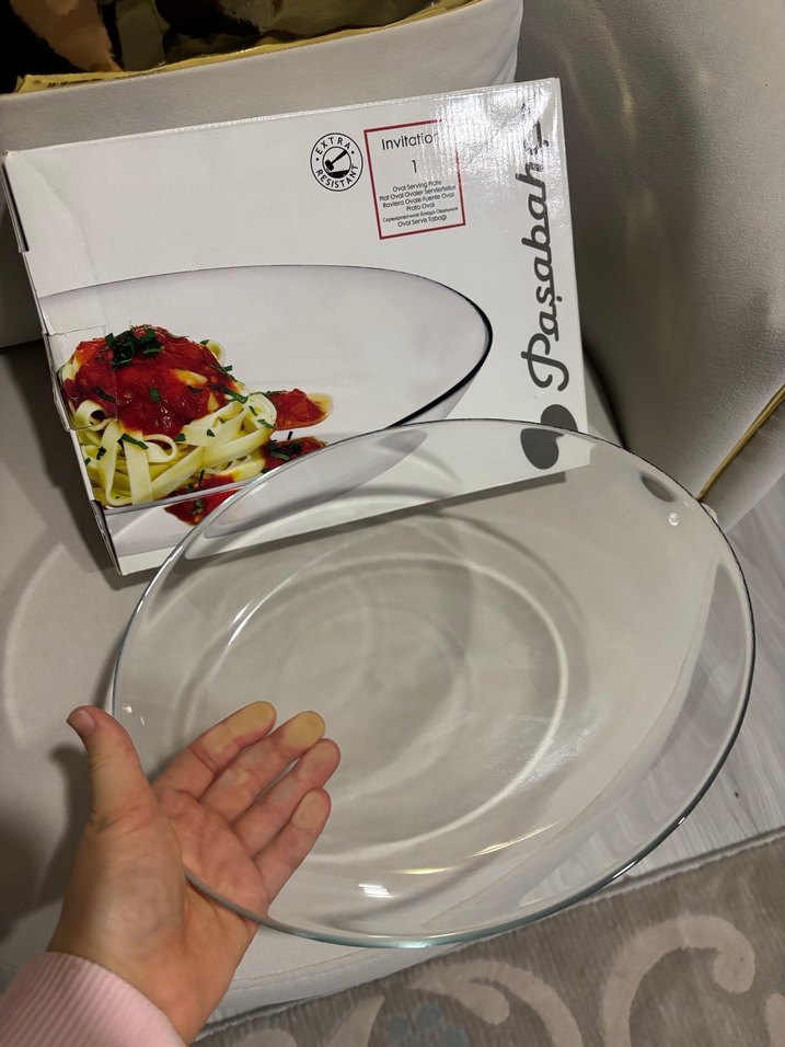 Pasabahçe Cam Servis Tabağı - Görsel 4