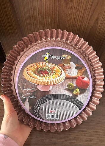 Penguen toz pembe tart kalıbı 