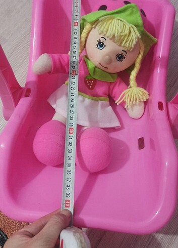 Oyunca Kız bebek ve puset