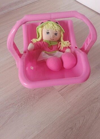 Diğer Beden Oyunca Kız bebek ve puset