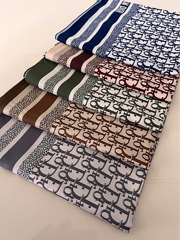 DİOR Twill İpek Eşarp