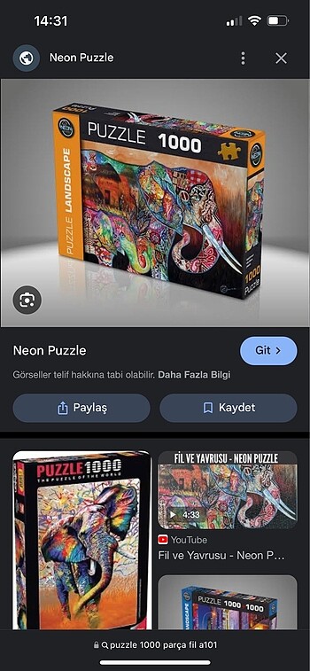 puzzle 1000 parça