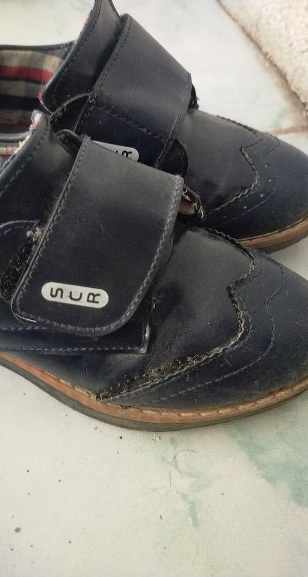 Mavi Parlak Tokalı Erkek Çocuk Ayakkabısı - Görsel 4