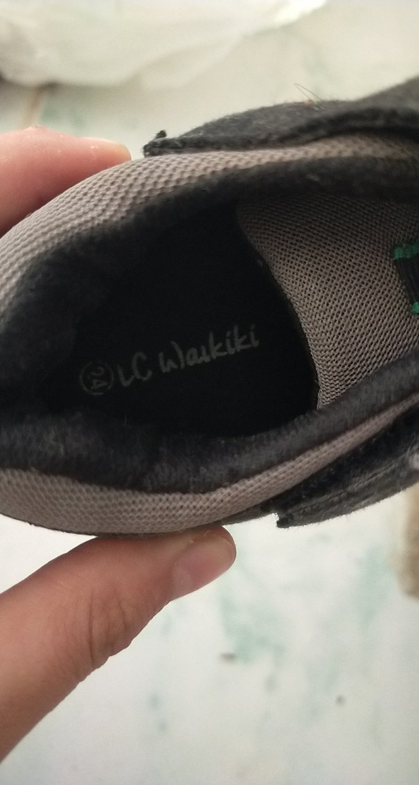 Gri Erkek Çocuk Cırt Cırtlı Spor Ayakkabı - Görsel 3