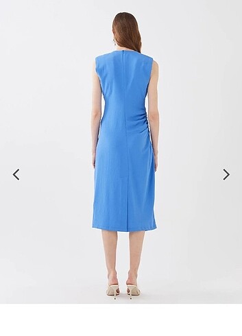 LCW mavi elbise  - Görsel 2