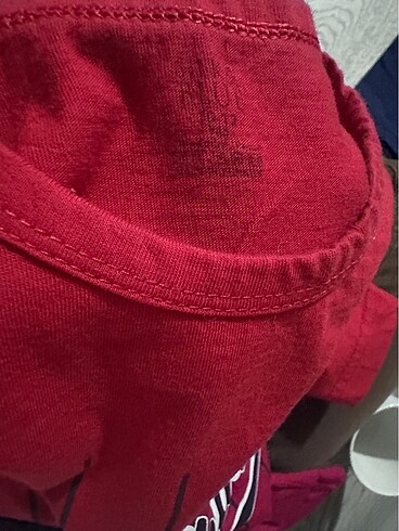 10 Yaş Beden kırmızı Renk Pijama takımı