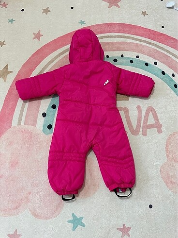 1,5 Yaş Beden pembe Renk Decathlon Wedze Astronot Mont