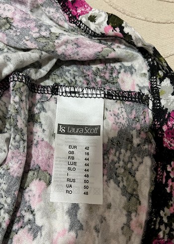 Bohem Mor Mini çiçekli elbise - Görsel 5