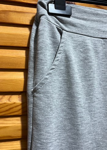 Gri Kadın Rahat Kesim Eşofman Altı - Görsel 3