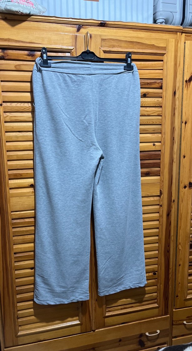 Gri Kadın Rahat Kesim Eşofman Altı - Görsel 4