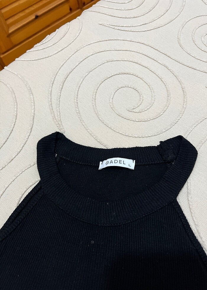 Askılı kadın crop bluz - Görsel 2