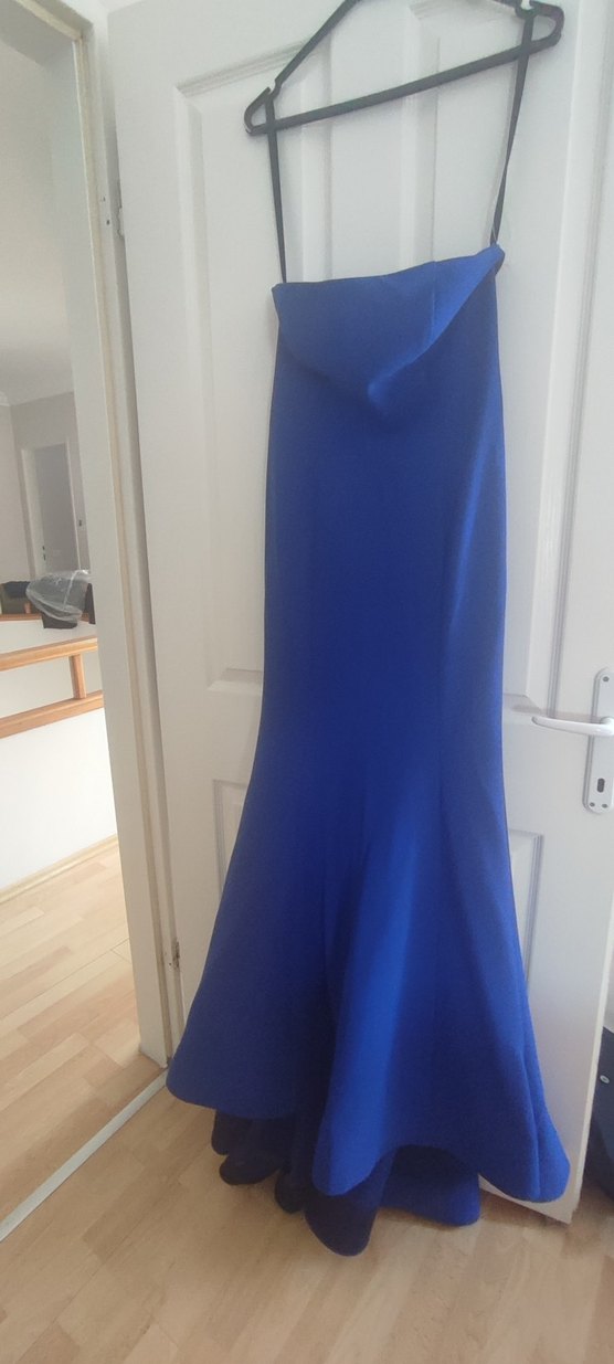 L-40 beden Oleg cassini saks elbise - Görsel 4