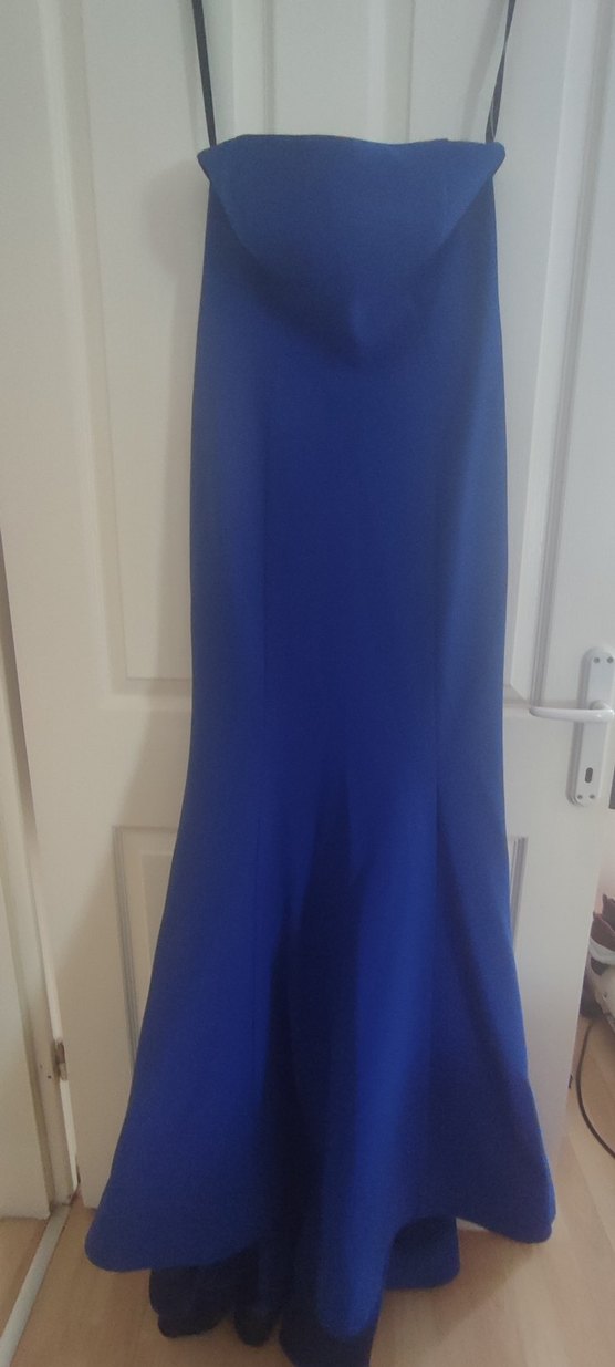 L-40 beden Oleg cassini saks elbise - Görsel 3