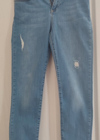 LCW 10-11 yaş Pastel Mavi Erkek Çocuk Kot Denim Pantolon - Görsel 4