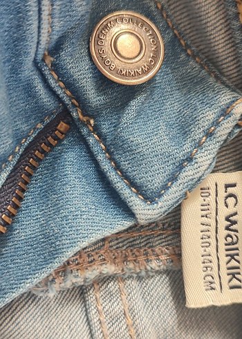 LCW 10-11 yaş Pastel Mavi Erkek Çocuk Kot Denim Pantolon - Görsel 3