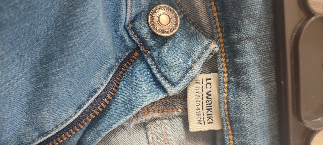 LCW 10-11 yaş Pastel Mavi Erkek Çocuk Kot Denim Pantolon - Görsel 3
