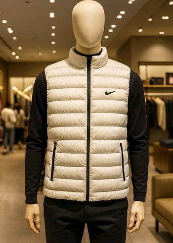 Nike Bej Sisme Yelek