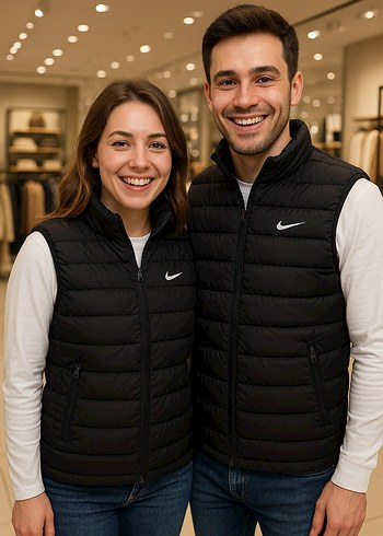 Nike Siyah Sisme Yelek