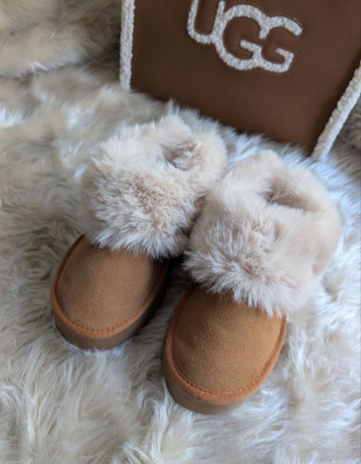 UGG Tazzella Kürklü Taba - Görsel 3