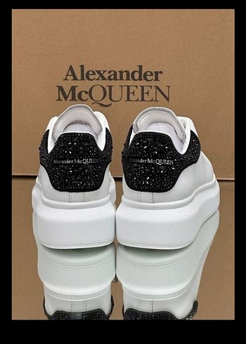 Alexander McQueen Beyaz Platformlu Kadın Spor Ayakkabı