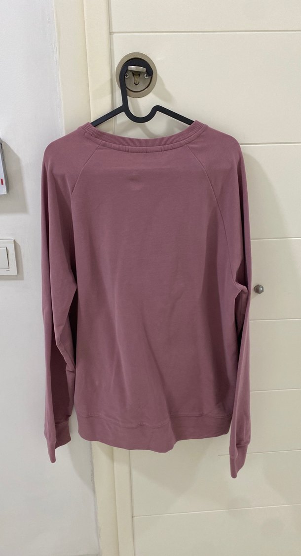 Kadın Mor Uzun Kollu Sweatshirt - Görsel 5