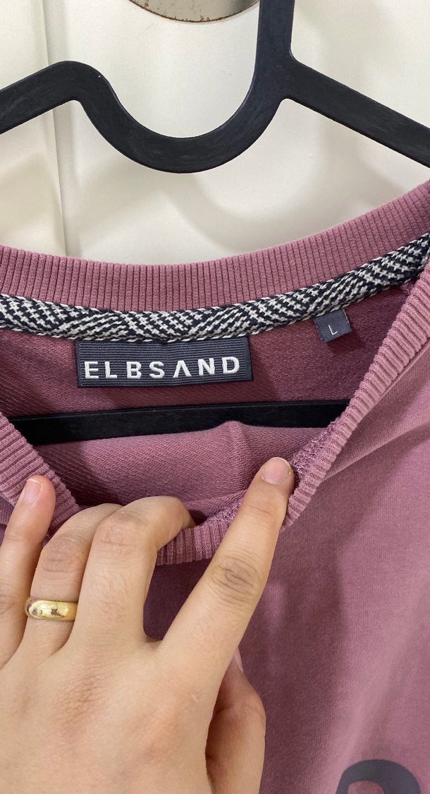 Kadın Mor Uzun Kollu Sweatshirt - Görsel 3