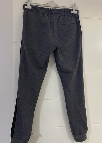 Gri Erkek Spor Tarzı Jogger Eşofman Altı - Görsel 2