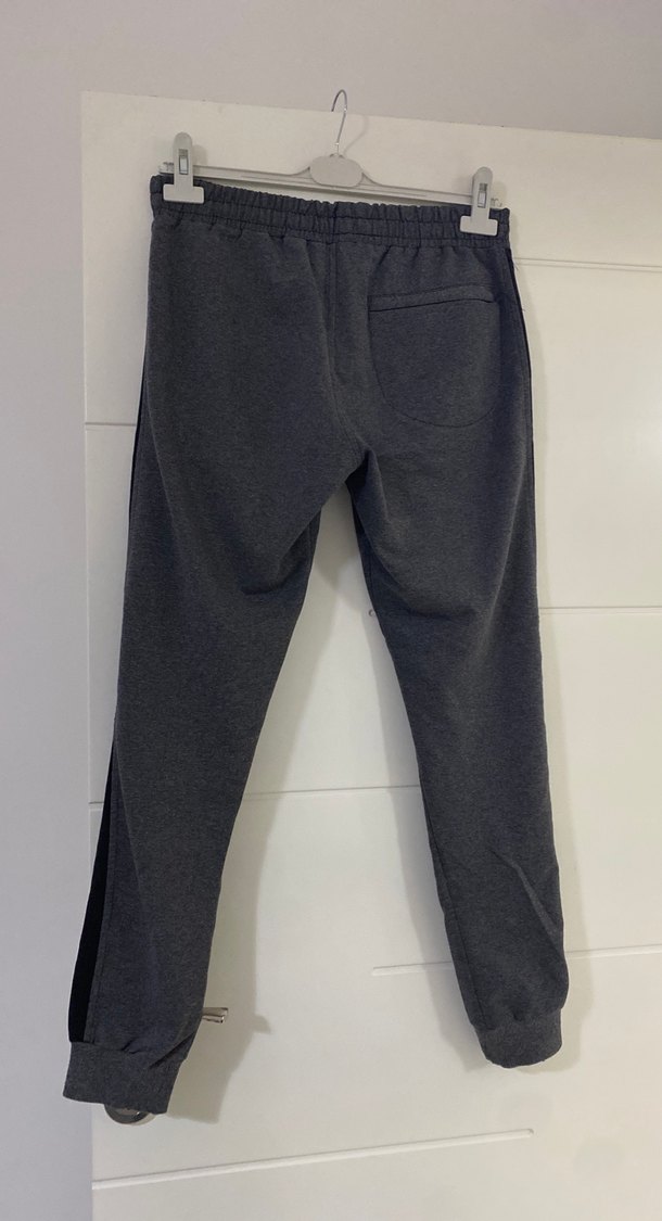 Gri Erkek Spor Tarzı Jogger Eşofman Altı - Görsel 2