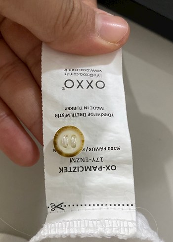 Düğmeli Beyaz Keten Uzun Etek - Görsel 4