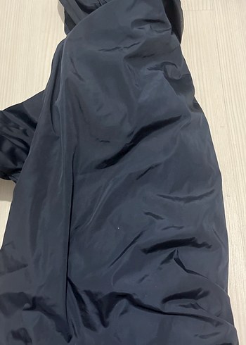l Beden Kadın Lacivert Fermuarlı Yağmurluk