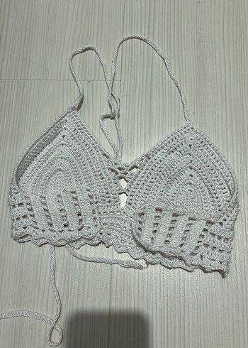 Diğer Beyaz Bohem Örgü Bralet
