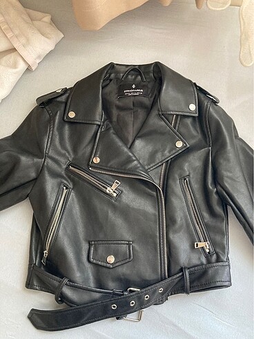 Stradivarius stradvarius deri ceket biker