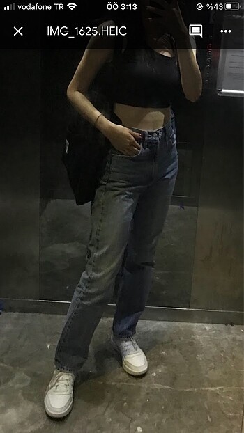 34 Beden zara straight fit jean