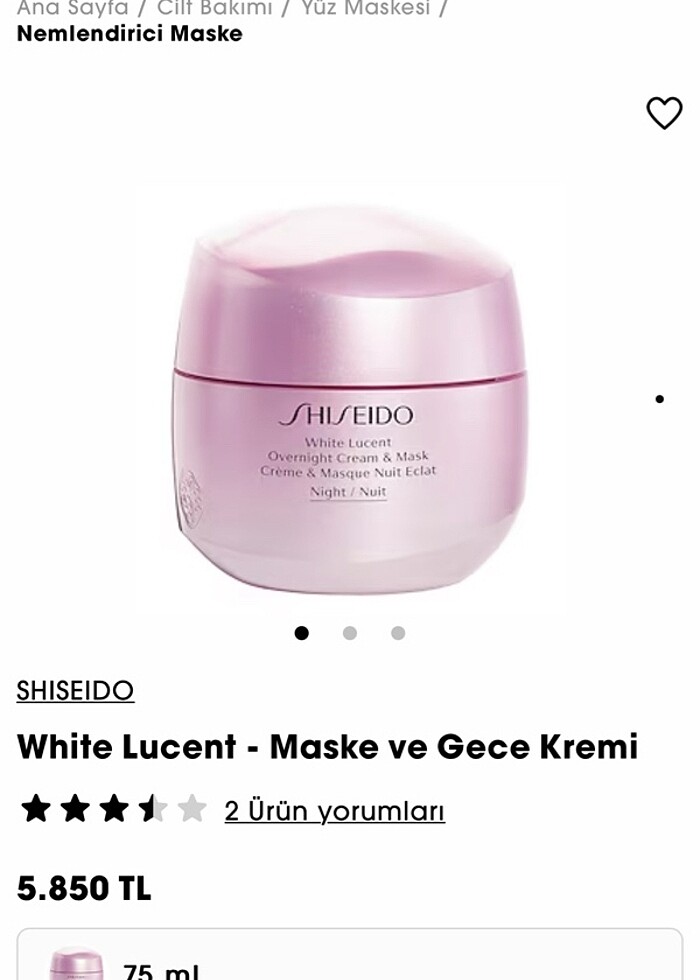 Shisedo gece maskesi - Görsel 4