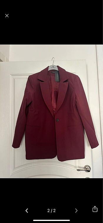 Etiketli blazer