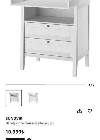 IKEA SUNDVIK ALT DEĞİŞTİRME ÜNİTESİ - Görsel 4