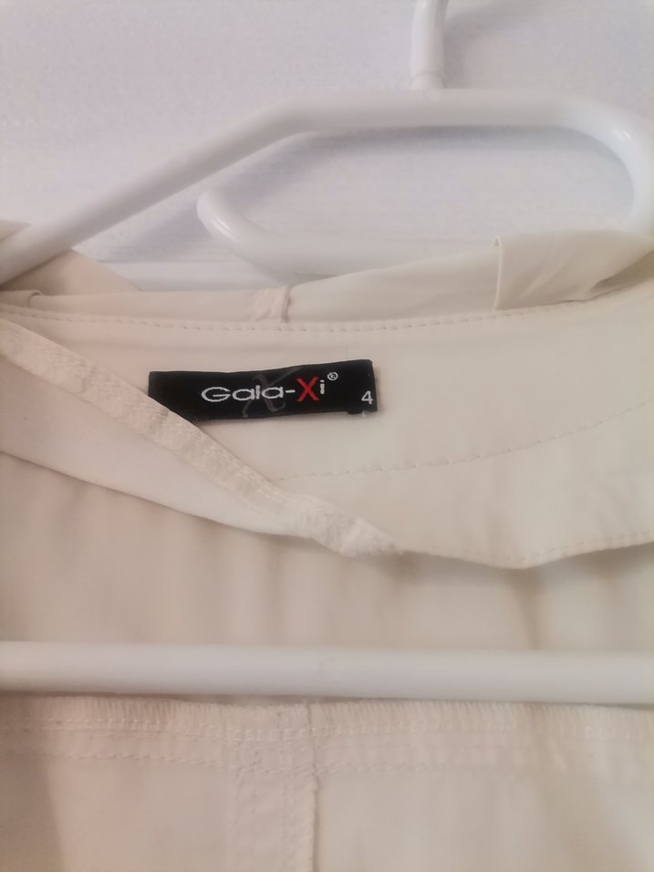 Düğmeli Beyaz Ceket...... - Görsel 5