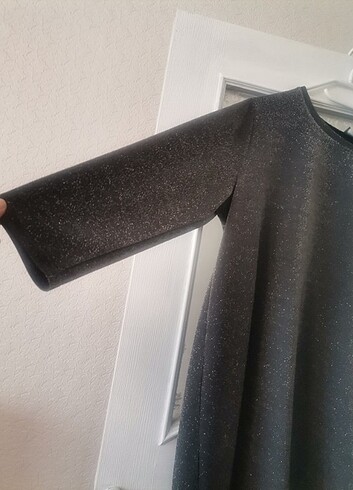 Tunik Simli gri güpürlü...(Abiye) - Görsel 6