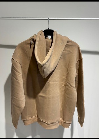 s Beden camel Renk Bej Kadın Kapüşonlu Sweatshirt