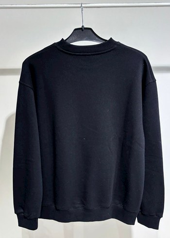 Setre Siyah Basic Crew Neck Sweatshirt