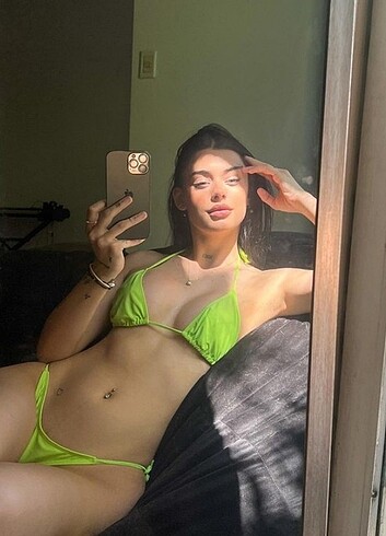 Yeşil neon bikini