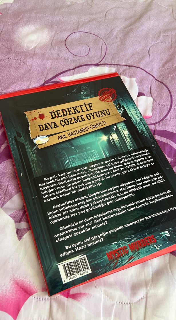 Dedektif Dava Çözme Oyunu - Akıl Hastanesi Cinayeti - Görsel 2