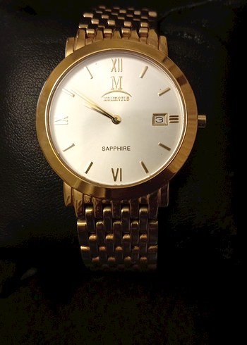 Altın Renk vintage erkek saati - Görsel 3