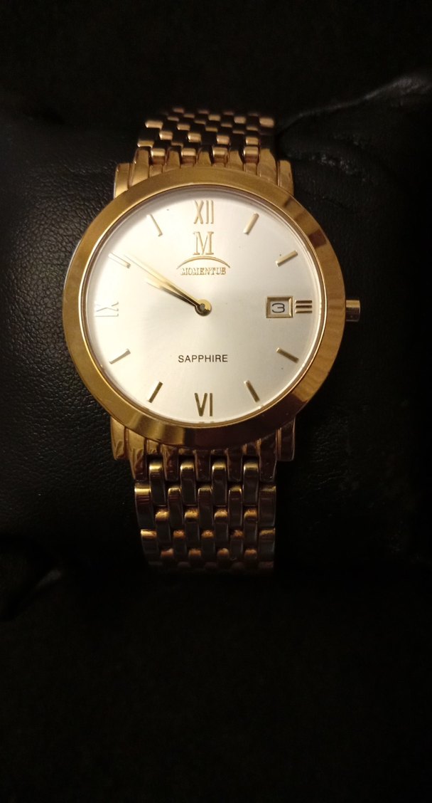 Altın Renk vintage erkek saati - Görsel 3