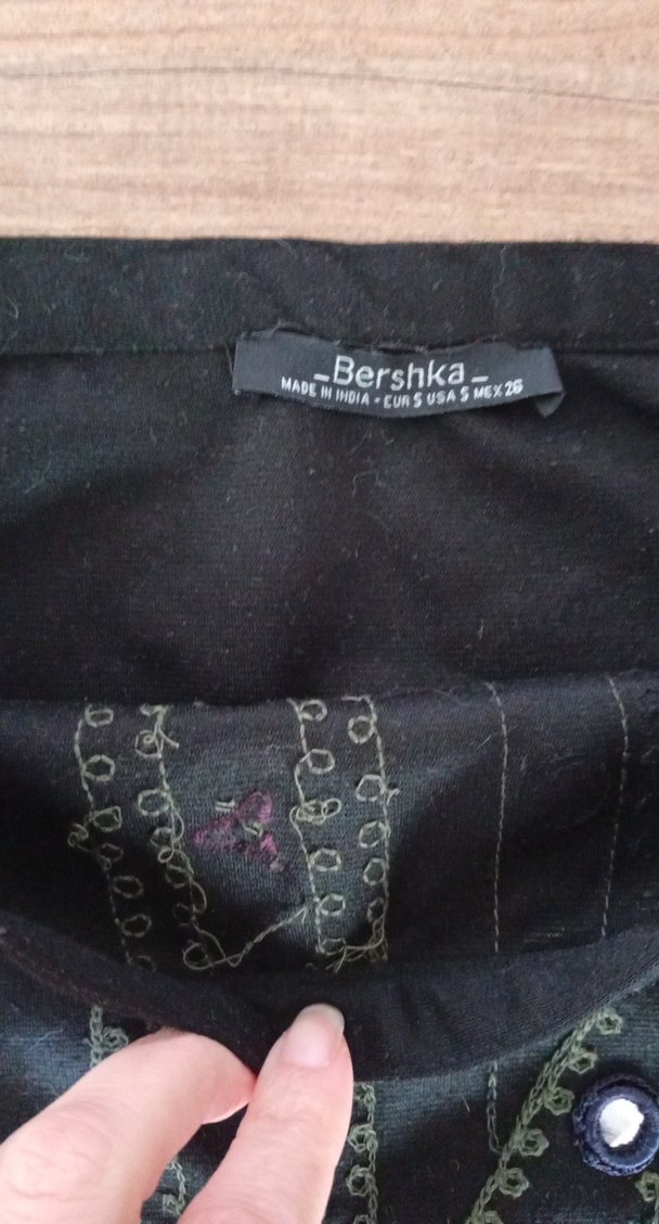 Boncuk İşlemeli Bohem Mini Etek - Görsel 2