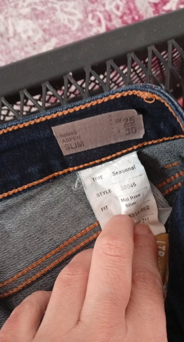 Kadın Koyu Kahverengi Midi Kot Pantolon - Görsel 3