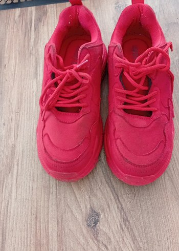 Pembe Kadın Dolgu Topuk Spor Ayakkabı
