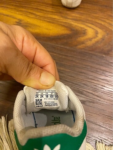 18 Beden beyaz Renk adidas ilk adım ayakkabı