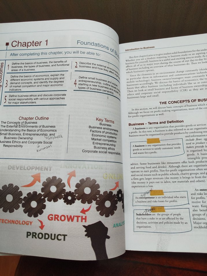 Anadolu Üniversitesi Introduction to Business Kitabı - Görsel 3